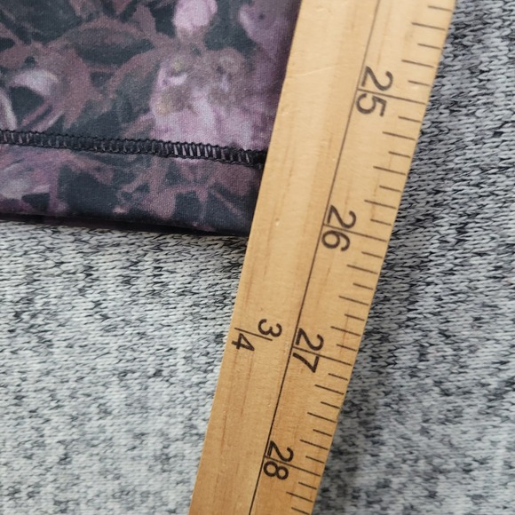 Lole‎ Women Floral Print Active Leggings Black Purple Size Small Yoga Athletic - Picture 7 of 9